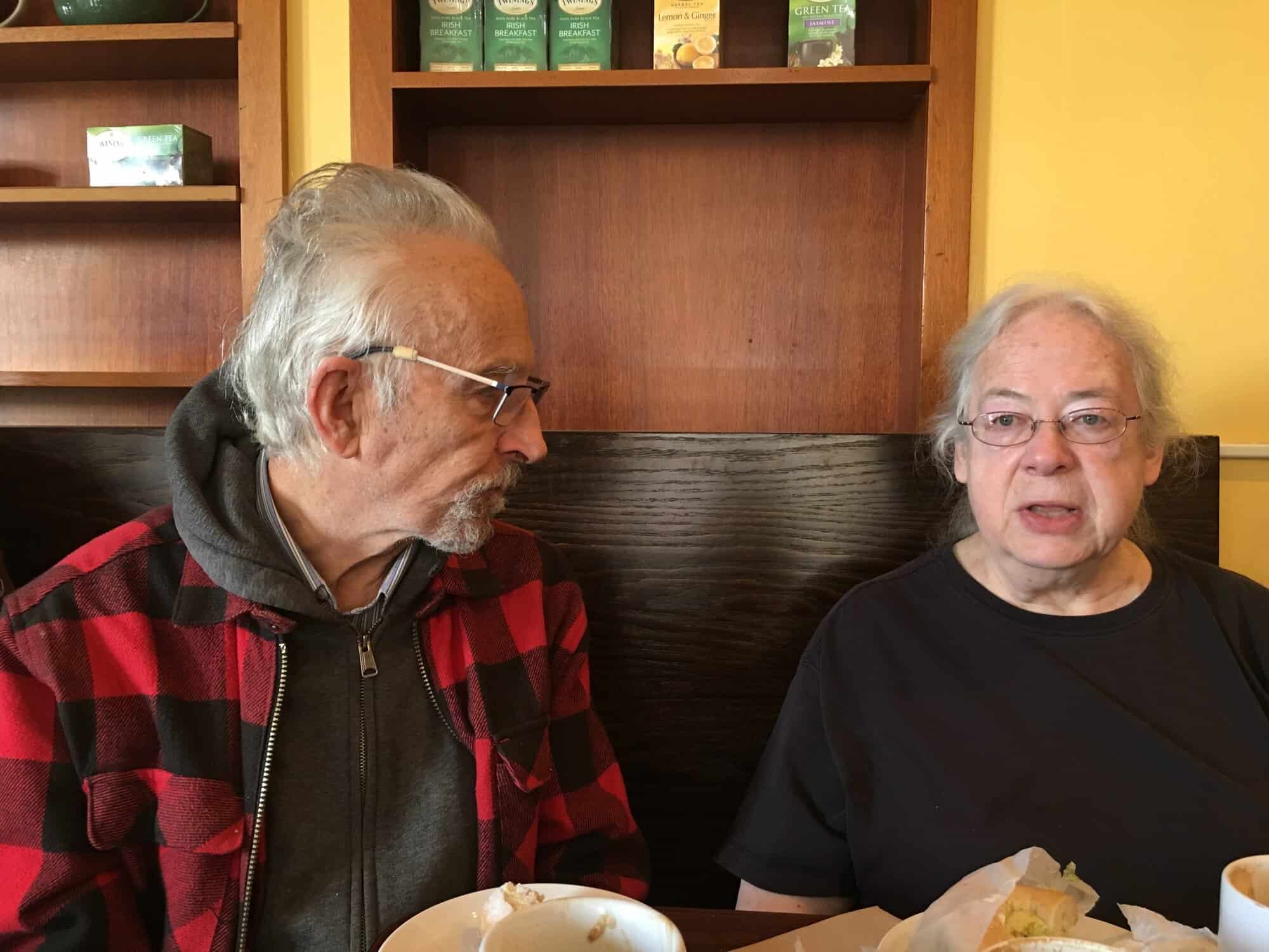 Joe and Susan talking