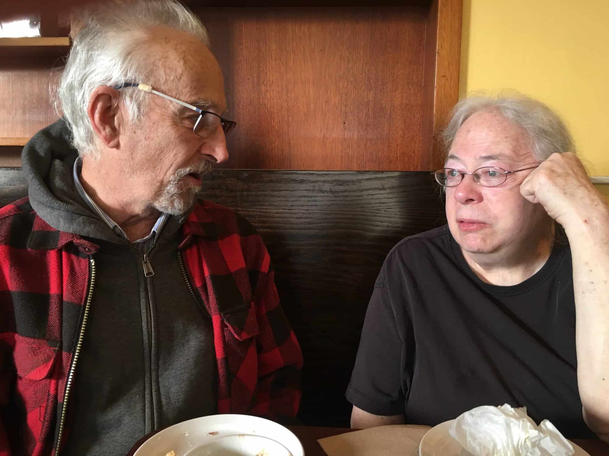 Joe and Susan talking